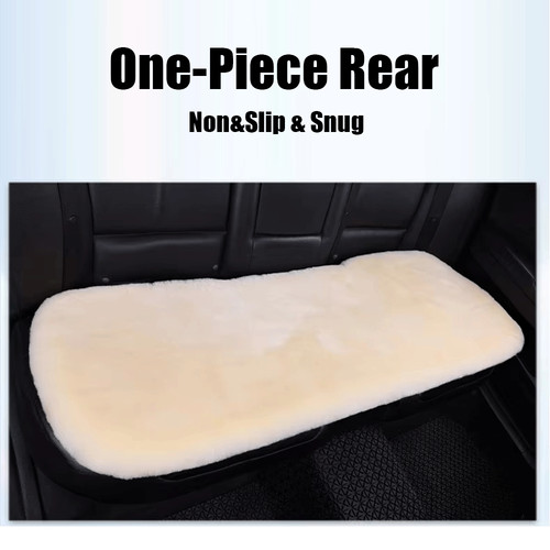 Car seat covers fluffy wool - car,