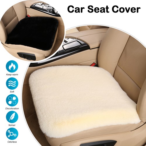 1pc winter warm sheepskin seat - warm,
