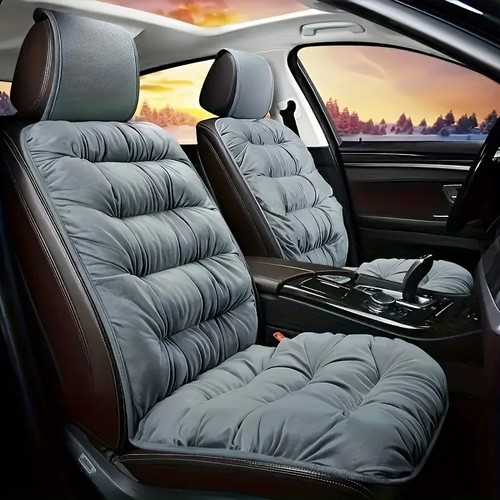 Luxury plush car seat cushion - luxury,