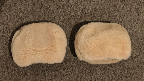 Mercedes benz beige sheepskin - beige,